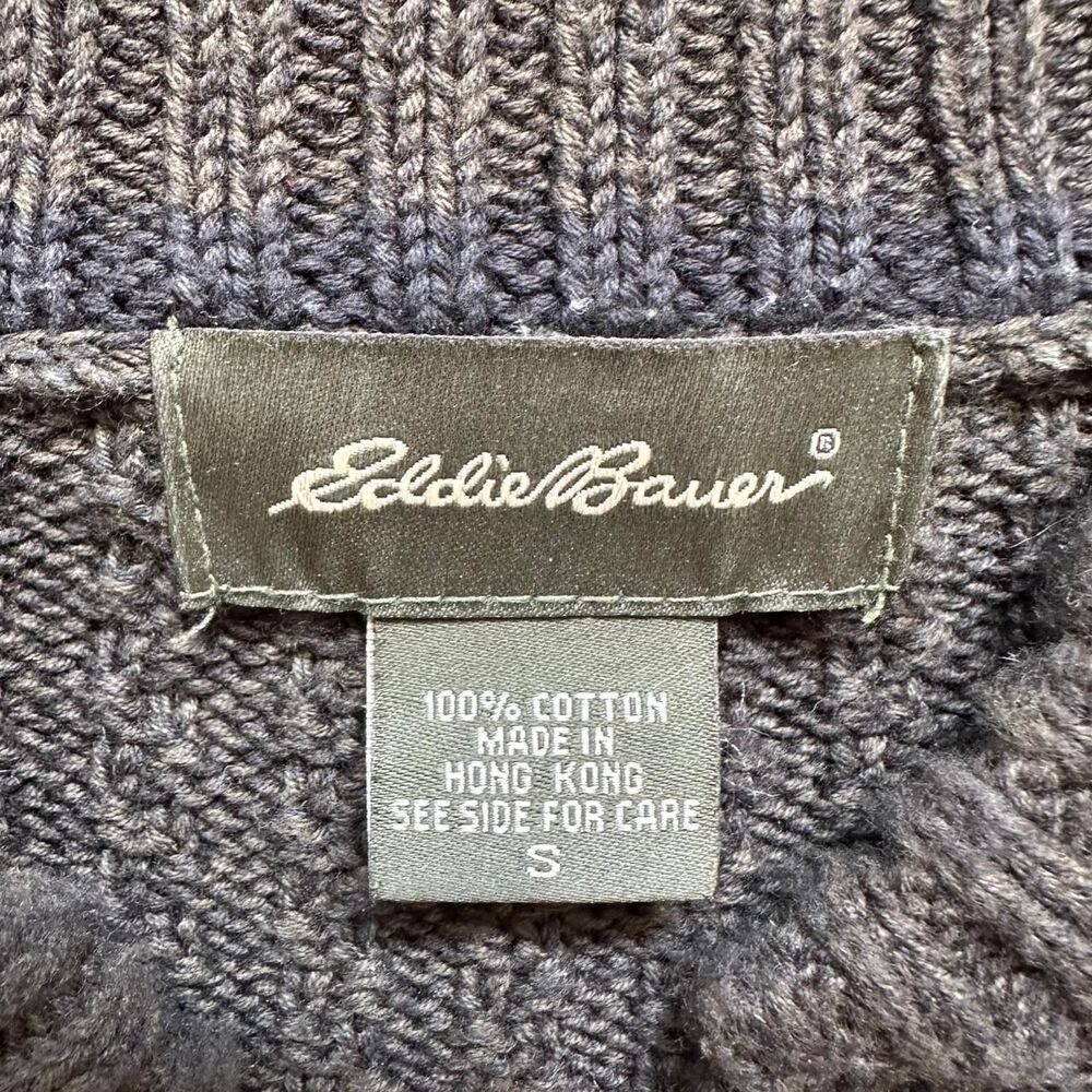 Eddie-bauer Men's Green and Khaki Jumper - Picture 4 of 6